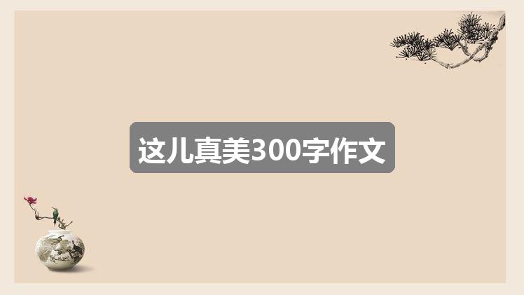 作文2024香港正版资料免费盾:这儿真美300字作文(精选六篇)